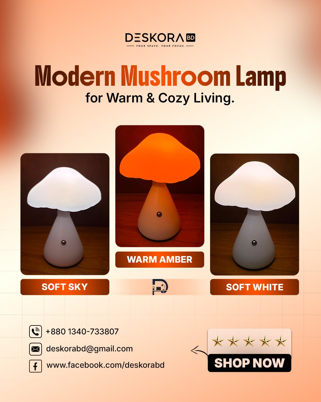Mushroom Lamp